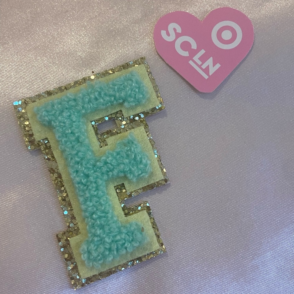 pastel green stoney clover lane “F” patch